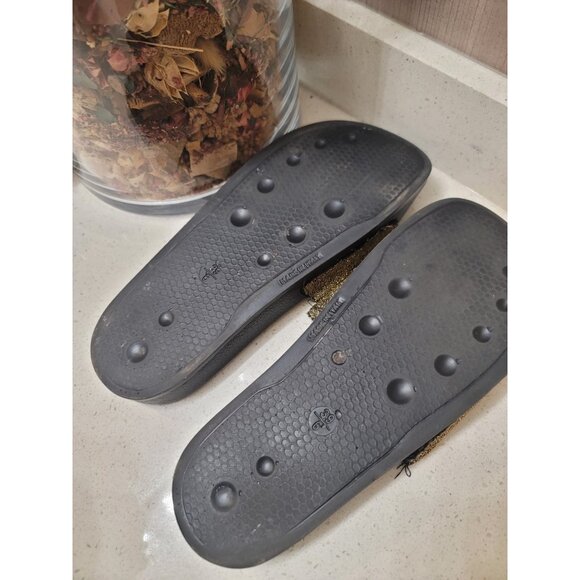 Valentino By Mario Valentino Solaia Locker Slide Women Size 6 EU 39 Black - Picture 3 of 7